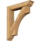 Ekena Millwork Westlake Traditional Rough Sawn Bracket w/ Offset Brace, Western Red Cedar, 6"W x 28"D x 32"H BKT0604X28X32WTL01RWR - alternate 1